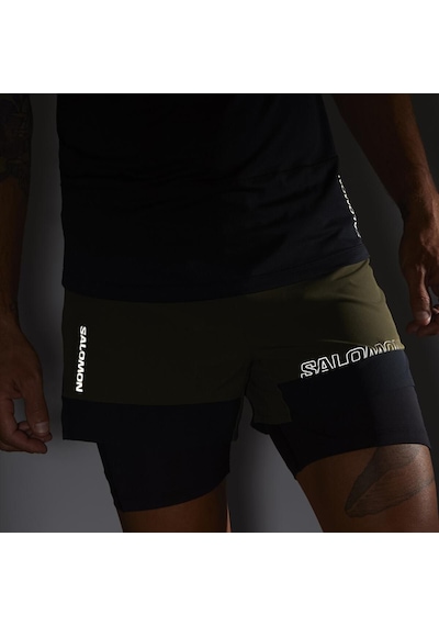 Salomon Cross 2ın1 Shorts M 27971 Çok Renkli