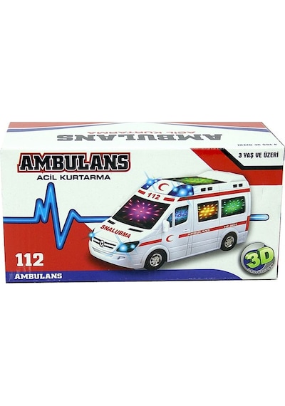 Sesli 3D Işıklı - Ambulans
