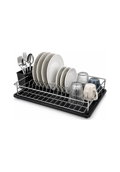 Krom Tek Katlı Tabaklık - Bulaşıklık 5671 Çok Renkli Çok Renkli