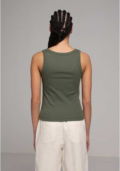 Colin's Colins Slim Fit Kadın Yeşil Atlet Cl1078619 Q1.v2 Kha Haki