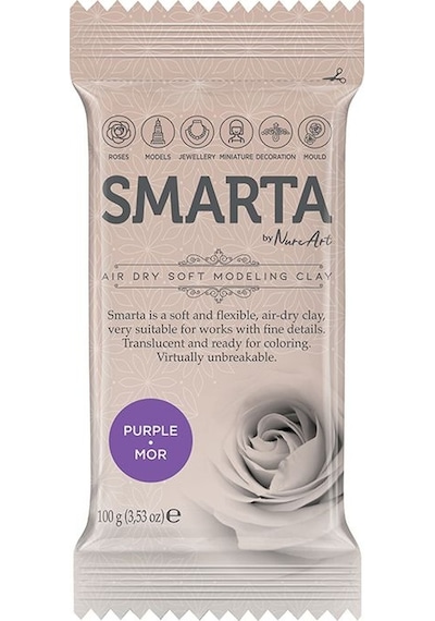 Smarta Hava İle Kuruyan Modelleme Hamuru 100G Mor