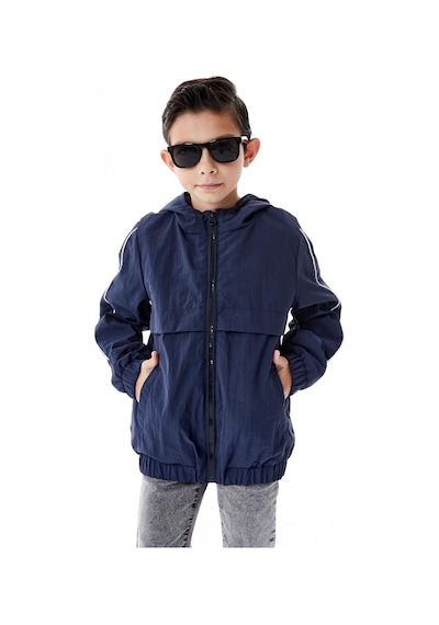 Benitto Kids Erkek Çocuk Kapüşonlu Yağmurluk 51362 Lacivert