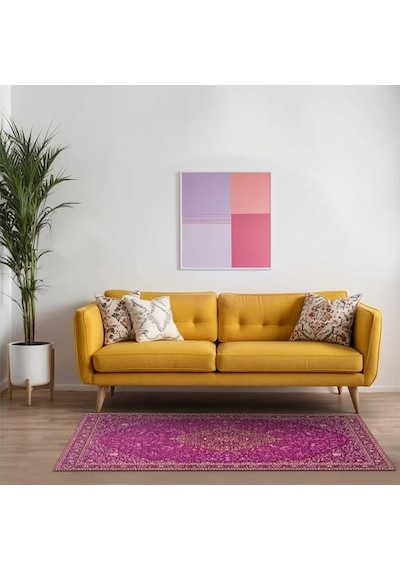 Jutte Kadife Kaymaz Pamuk Tabanlı Yıkanabilir Antibakteriyel Salon Halısı 200x300 Diğer