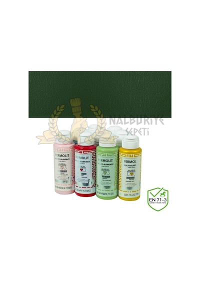 Permolit Multi-Surface Akrilik Hobi Boyası Yosun Yeşil 120 Ml.