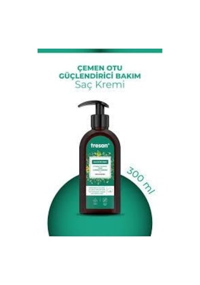 Tresan Çemen Otu Güçlendirici Sülfatsız Bakım Saç Kremi 300 Ml