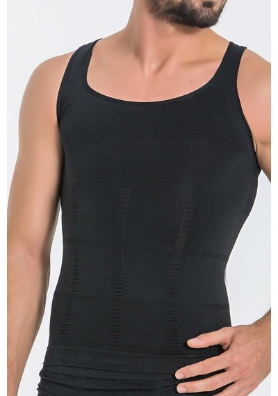 Miss Fit Erkek Korseli Atlet 26002 Beyaz