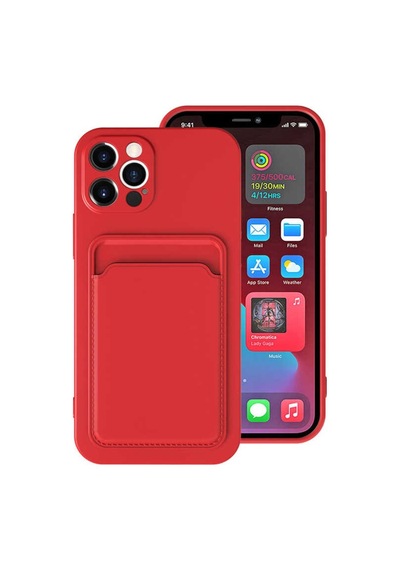 Apple Uyumlu iPhone 12 Pro Max Kılıf Zore Ofix Kartlık Bölmeli Kılıf