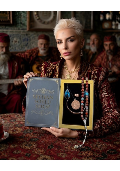 Özel Tasarım Kitap Kutulu Kadın Bakır Takı Seti Ve Tesbih Kombini - Kolye Küpe Bileklik Yüzük 5 Parça Otantik Şık Hediyelik - Doğum Günü Yıl Dönümü Anneler Günü Kadınlara Özel Gösterişli Hediye - N-00037 Özel Tasarım Kitap Kutulu Kadın Bakır Takı Seti Ve Tesbih Kombini - Kolye Küpe Bileklik Yüzük 5 Parça Otantik Şık Hediyelik - Doğum Günü Yıl Dönümü Anneler Günü Kadınlara Özel Gösterişli Hediye - N-00037