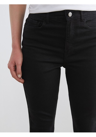 Lcw Modest Siyah Mercury Skinny Fit Kadın Jean Pantolon
