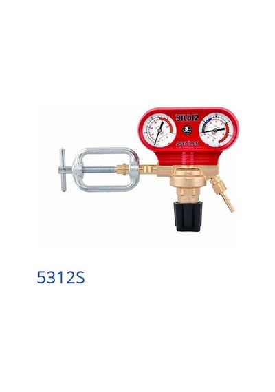 Yıldız 5312S Basınç Düşürücü Asetilen Kelepçeli