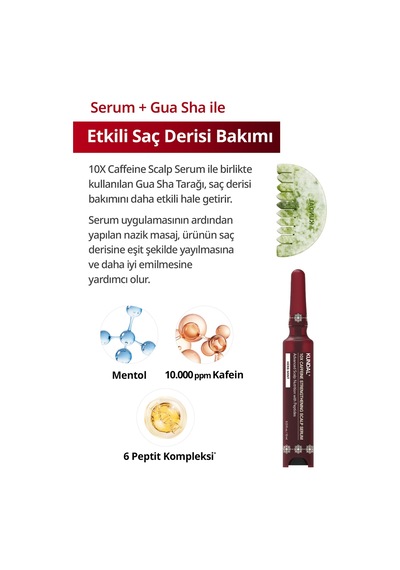 Dökülme Karşıtı Bakım Seti Kundal 10x Caffeine Strengthening Scalp Serum Gift Set