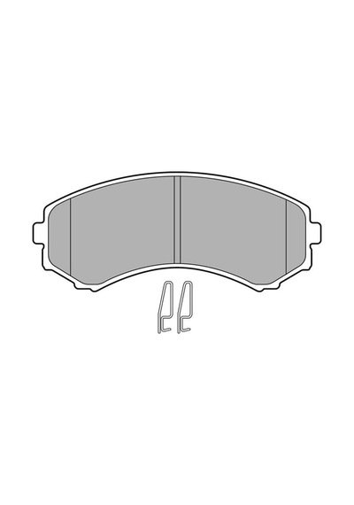 DELPHI LP1462 Fren Balatası Arka 4007 07- 4008 12- / C-Crosser 07- / Asx 10- Grandıs 04- Outlander 07- Pajero 00-