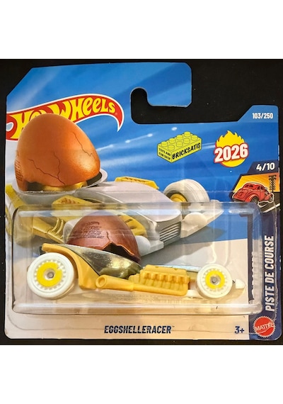 Hot Wheels Tekli Arabalar Eggshelracer Jjh47 Drag Racers Çok Renkli