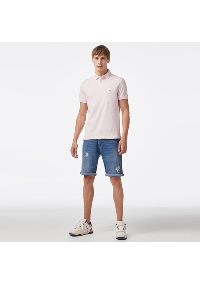 Tommy Hilfiger Erkek Pembe Polo-13163 Pembe