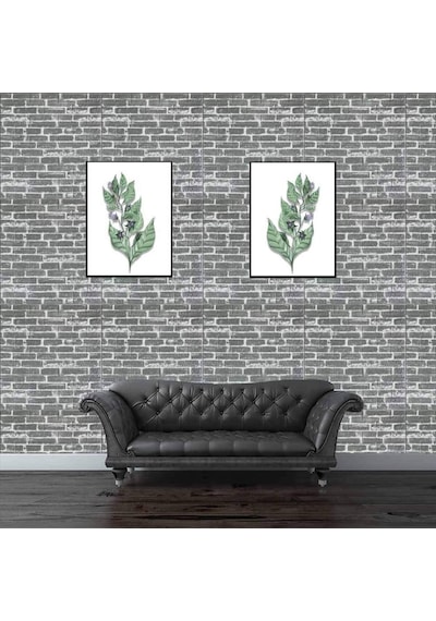70x38cm 10 Adet Kendinden Yapışkanlı Karavan Prefabrik Duvar Kaplama Kağıdı Paneli Nw24