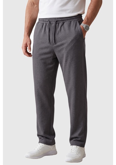 Deep Sea Deepsea Füme Baggy Style Likralı Lastikli İpli Erkek Spor Pantolon 2600262