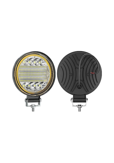 72w 12-24 Volt Yuvarlak Angel Spot Far Oto Çalışma Lambası Atv Kamyon Tır Traktör Offroad