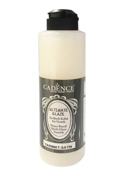 Cadence Ultimate Glaze Kalın Sır Yarı Mat Vernik 250 Ml