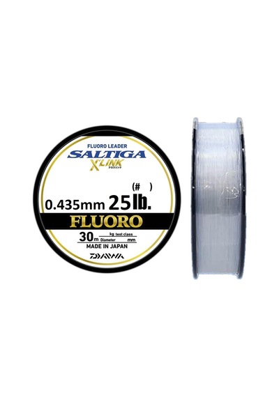 Daiwa Saltiga X Link 25lb 0.435mm 30m Fluorocarbon Misina