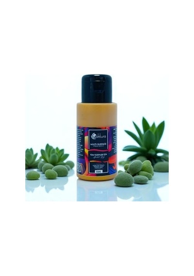 Akrilik Multisurface Boya 50ml Metalik Altın, 50 Mililitre 0,15 L