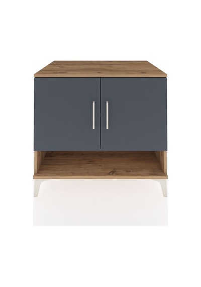 Kronos Şifonyer 2 Raflı 2 Kapaklı 88x59x80 Çam-antrasit Çam