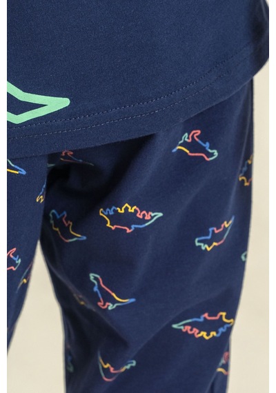 Rolypoly Erkek Çocuk Wildlife Lacivert Uzun Kol Pijama Takım Rp3866-c-v1 Rp3866-c-v1