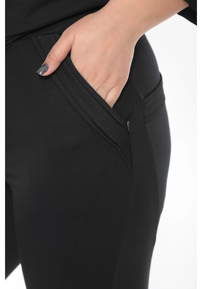 Lady Majestic Cotton 1. Kalite Büyük Beden Özel Tasarım Eşofman Takımı Siyah