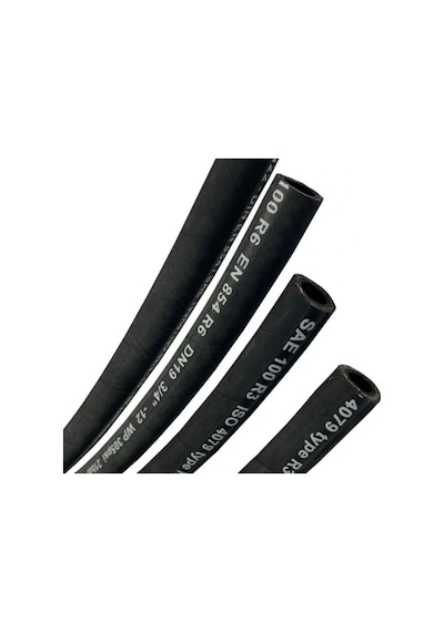 Hidrolik Tekstil Örgülü Hortum R6 - 8mm 5/16