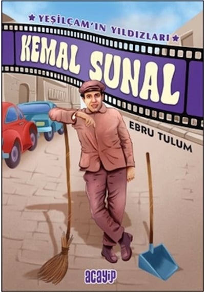Yeşilçamın Yıldızları 3 Kitap Kemal Sunal - Cüneyt Arkın  -  Adile Naşit  - Acayip Kitaplar Ebru Tulum