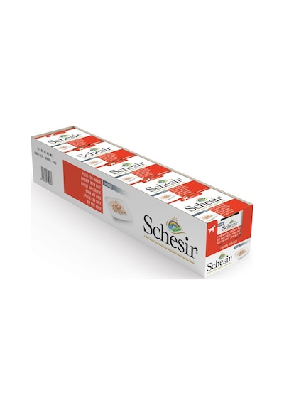 Schesir Jelly Tavuklu Ve Sığır Etli Yetişkin Köpek Konservesi 150 Gr 10'lu Paket