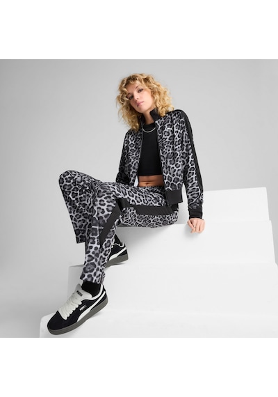 Puma T7 Leo Allover Print Kadın Ceket 632342-01 Çok Renkli