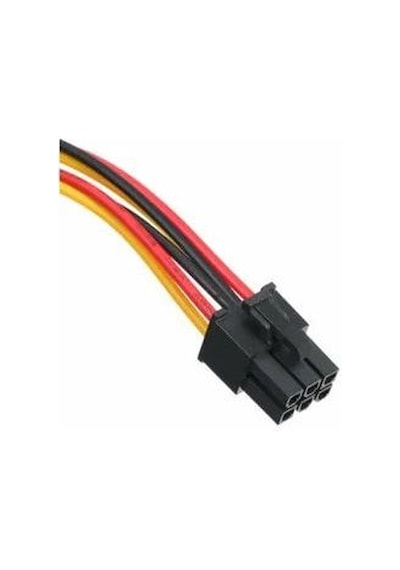 6 PİN PCI-E ERKEK TO 2x 4 PİN MOLEX 15cm. ERKEK VGA POWER KABLO