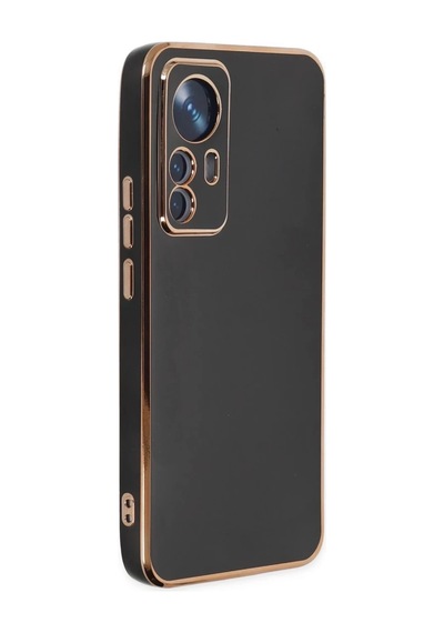 Xiaomi Mi 12t Pro Uyumlu Kılıf Volet Silikon - Siyah