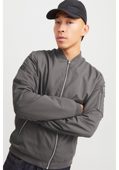 Jack & Jones Erkek Kolej Yaka Mont 63412165203 Füme Füme