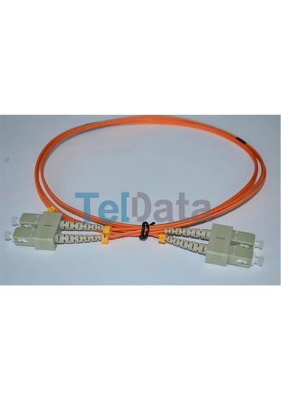 Teldata Tld-scom22 Sc-upc-sc-upc Mm Dx Om2 2 Metre Fıber Optık Patchcord