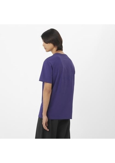 Salomon Bıg Logo Tee M Astral Aura// Erk T-shırt Lc2526900 Lacivert