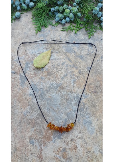 Stoneage Jewellery Kehribar Antiallerjik Kadın  Kolye Bronz