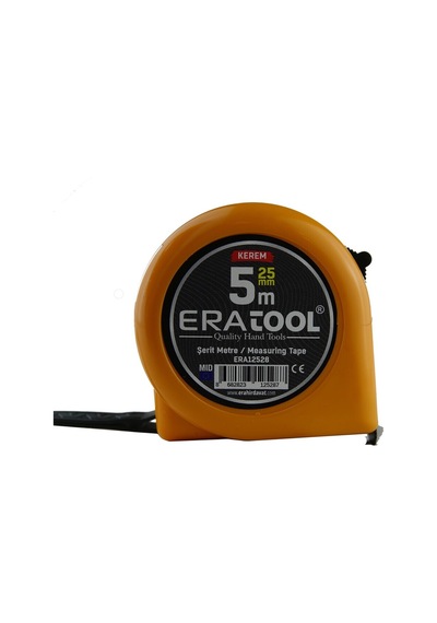 Şerit Metre 5 25mm - Sarı Renk Üstün Kalite 5 M Diğer