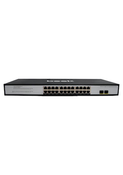 Beek BN-GS-1242S 24 Port Gigabit 2 Port SFP Rack Mount Ethernet Switch