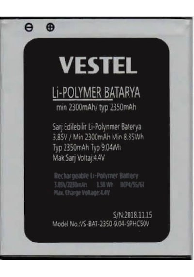 Vestel Uyumlu Venüs E4 Pil Batarya A Kalite Sku65627