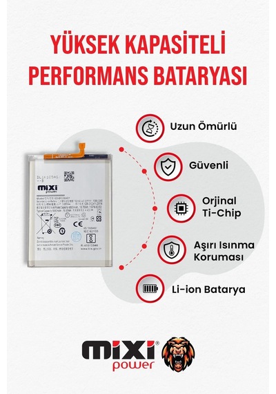 Samsung A33 / A53 Uyumlu Tam Kapasite Batarya 1 Yıl