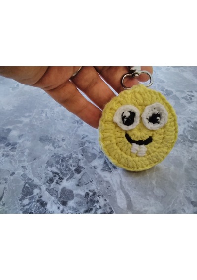 El Yapımı Emoji Li Anahtarlık