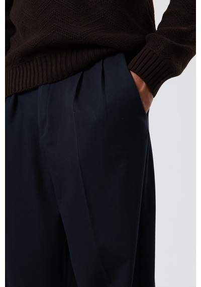 Vamos Baggy Fit Kumaş Pantolon 30-795-1 Lacivert