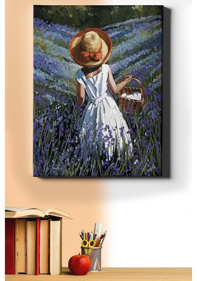 Webstyle Sayılarla Boyama Seti Kasnaklı Kır Çiçekleri Arasında 40 X 50 Cm