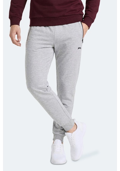 Slazenger Fernon Erkek Cepli Gri Eşofman Altı