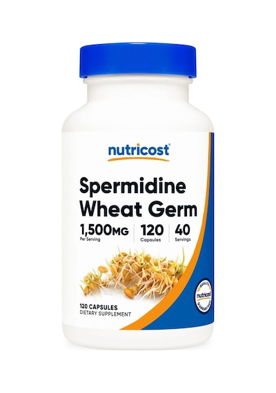 Spermidine Wheat Germ 1,500 Mg 120 Capsules - Non Gmo - Usa Menşei