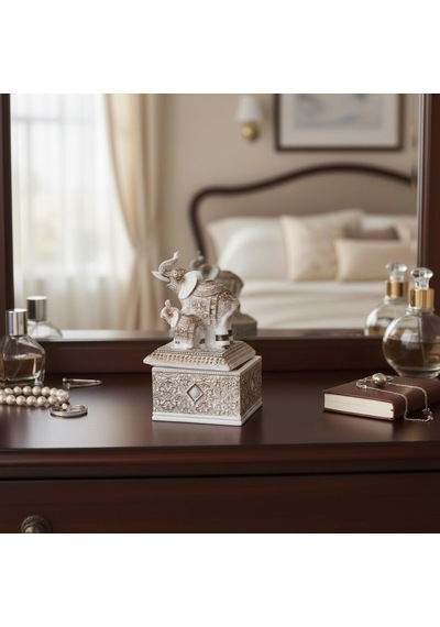 Feng Shui Şans Getiren Fil Biblo Mücevher Kutusu 14 Cm Dekoratif Ev Hediyesi Lüks Tasarım 50340820