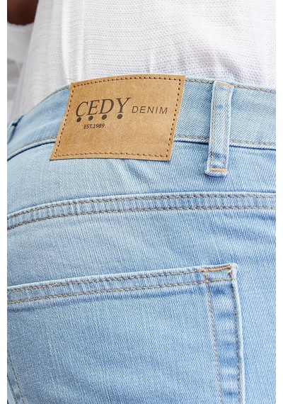 Regular Fit Jean Martin Yüksek Bel Standart Kesim Esnek Kot Pantolon C336 001