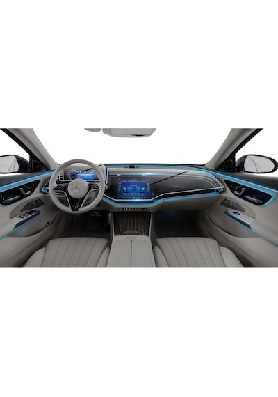 Mercedes E180 2025 Hayalet Gösterge Ve Multimedya Yolcu Ekran Uyumlu Nano Ekran Koruyucu