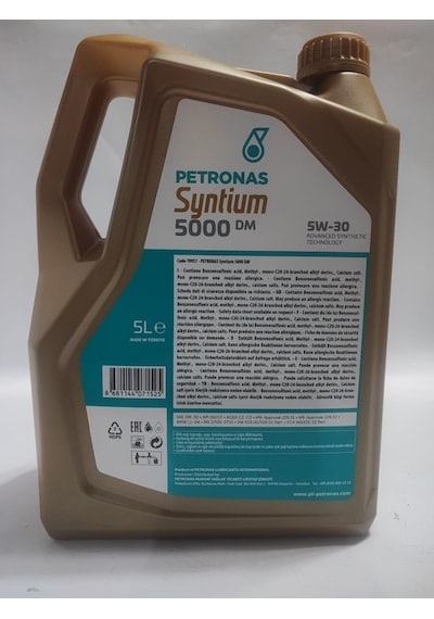 Petronas Syntium 5000 DM 5W-30 Motor Yağı